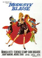 Modesty Blaise 1966 film scènes de nu