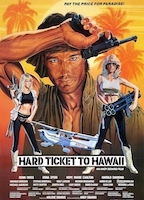 Hard Ticket to Hawaii 1987 film scènes de nu