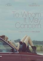To Whom It May Concern (I) (2015) Scènes de Nu