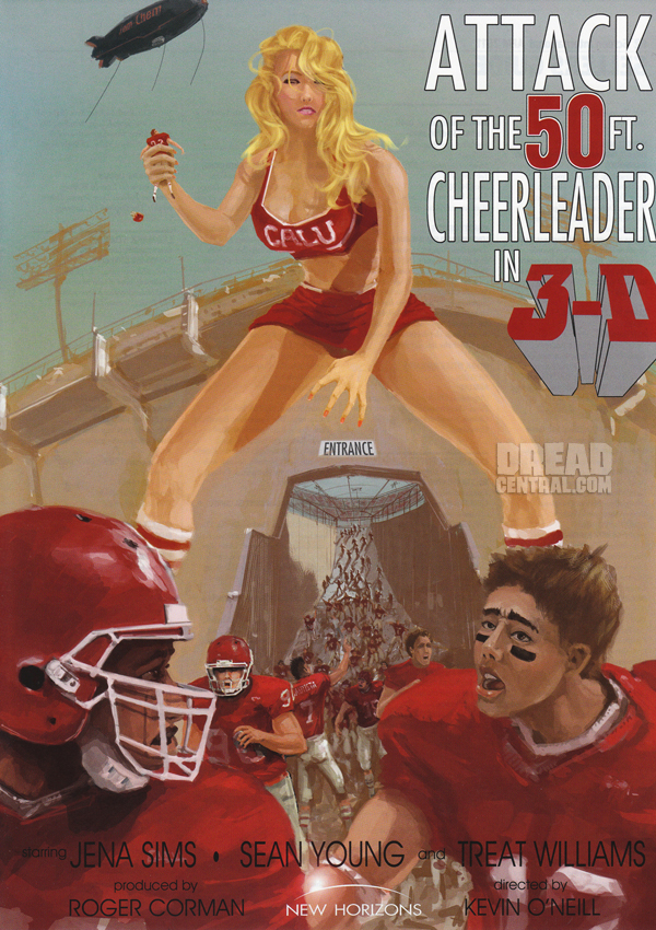 Attack of the 50ft Cheerleader (2012) Scènes de Nu