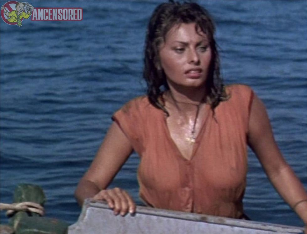 Sophia Loren Nue Dans Ombres Sous La Mer