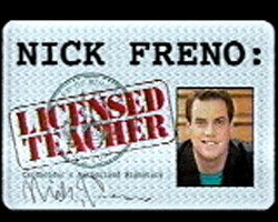 Nick Freno: Licensed Teacher scènes de nu