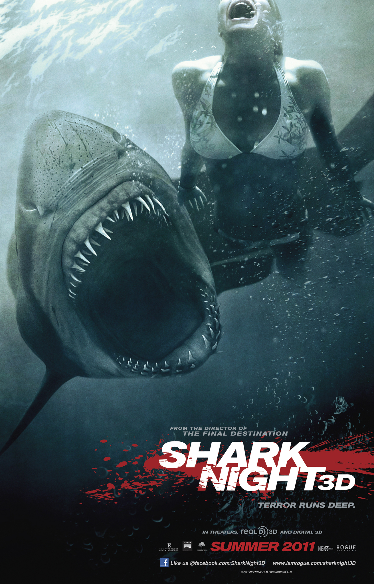 Shark Night 3D scènes de nu