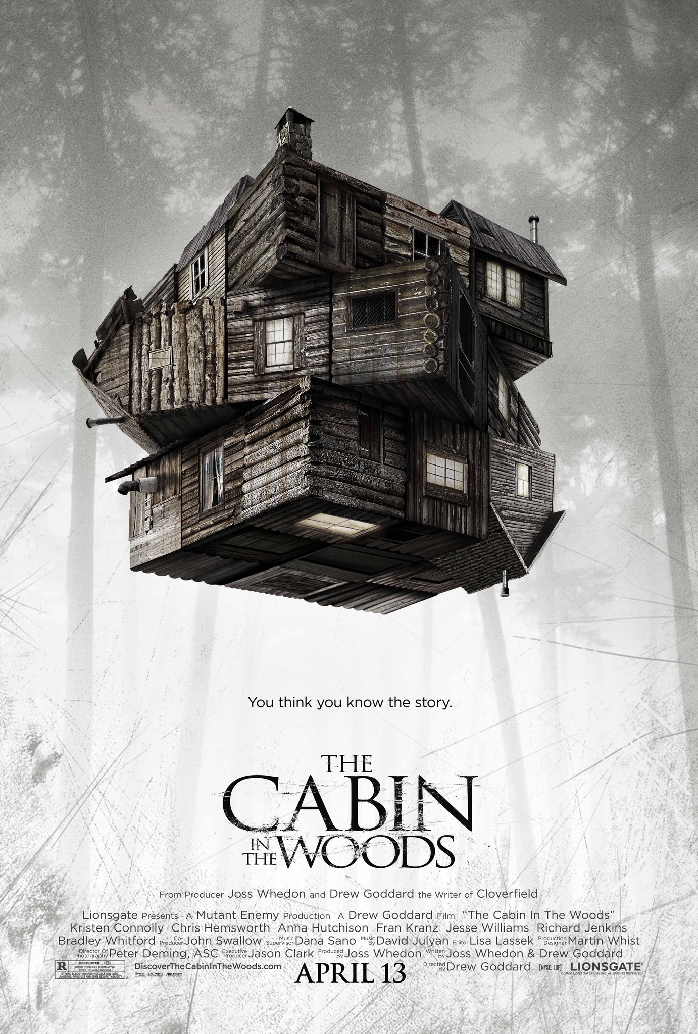 La cabane dans les bois (2012) Scènes de Nu